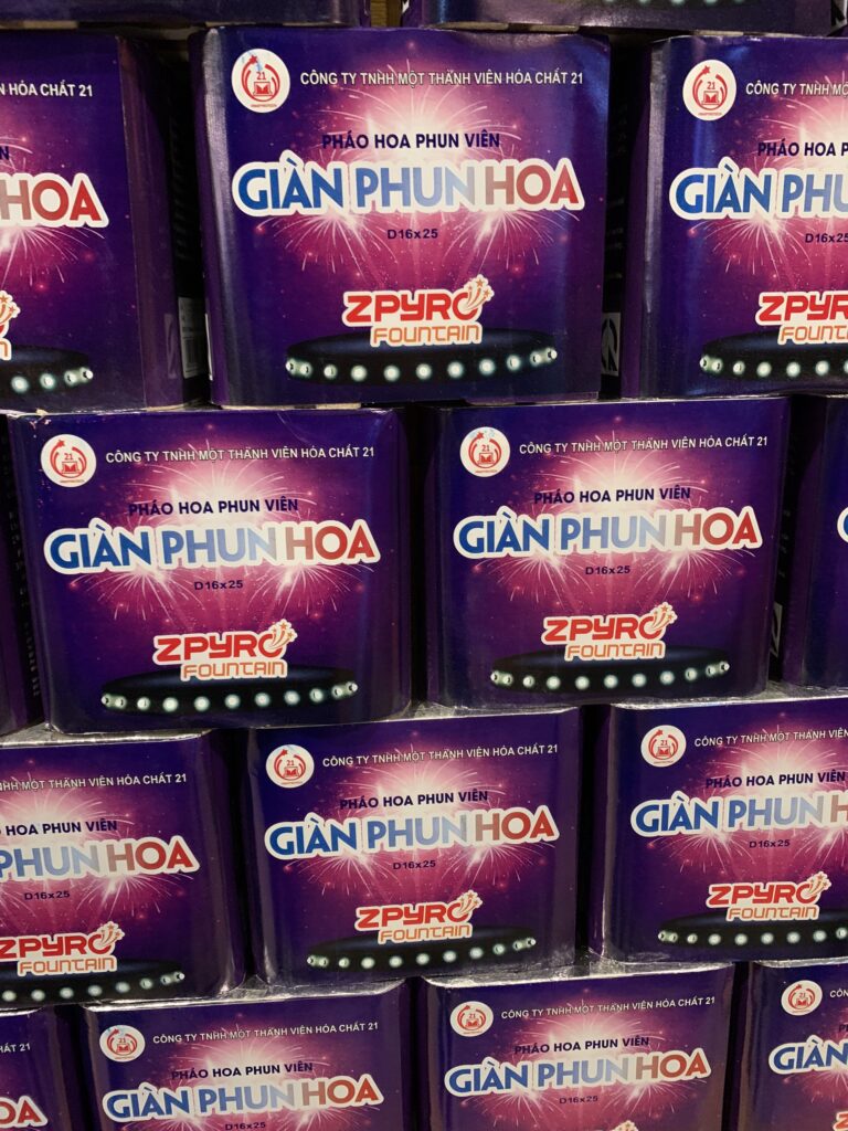 giàn phun hoa